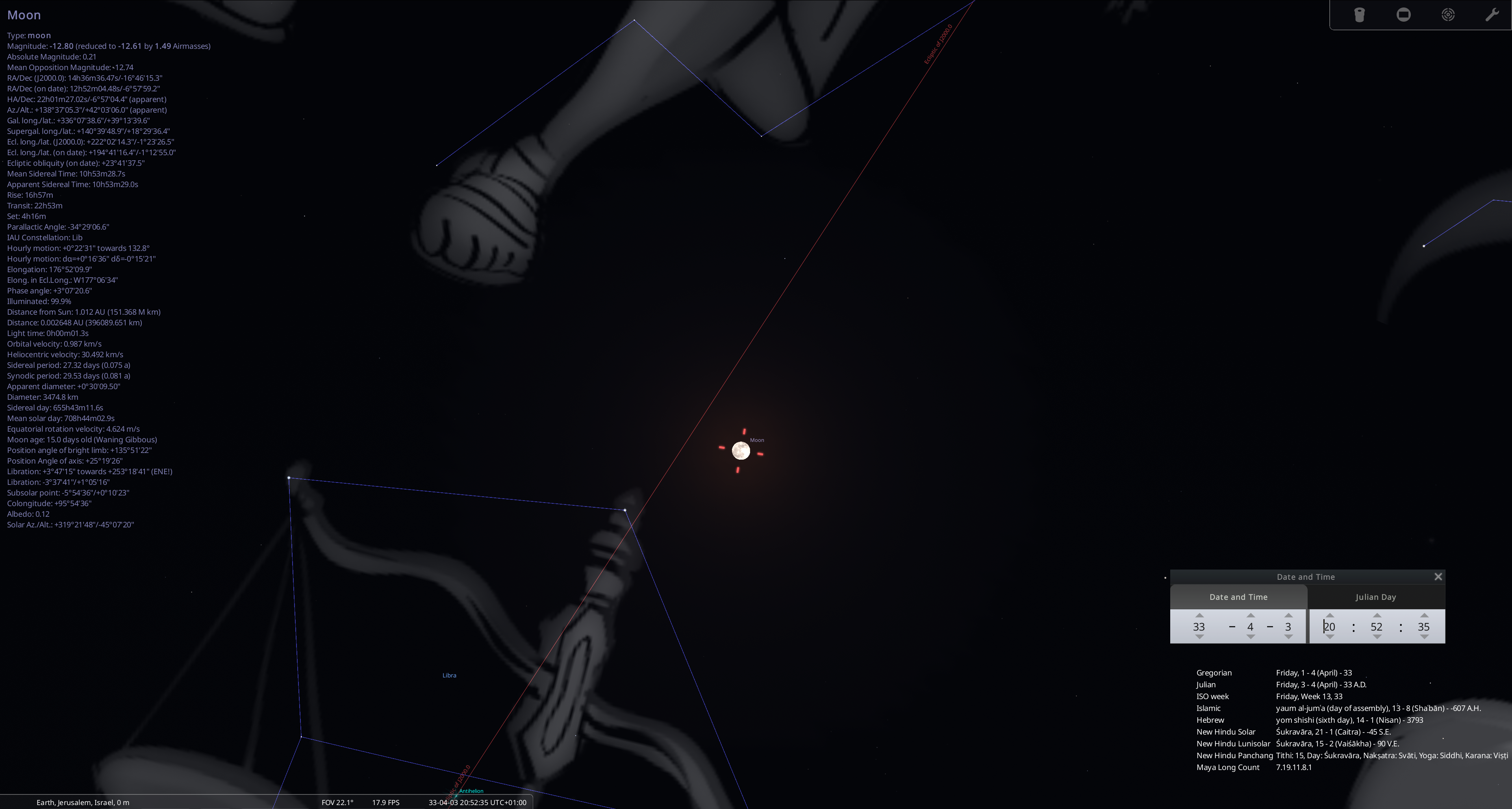 33 AD Blood Moon